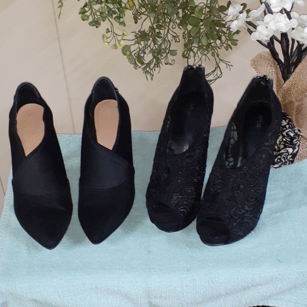 2 pair high heels
